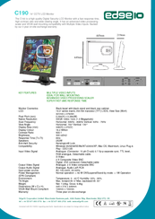 Edge10 C190 Specifications