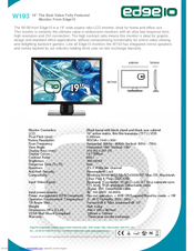 Edge10 W193 Specifications
