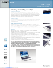 Sony VAIO VGN-SZ220/B Specifications