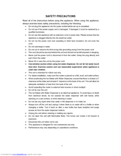 Edgestar IW400SS User Manual