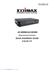 Edimax AC-M3000 Quick Installation Manual