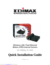 Edimax IC-1500 series Quick Installation Manual
