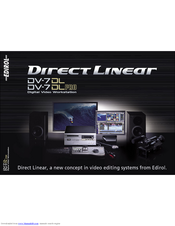 Edirol Direct Linear DV-7DL Pro Brochure & Specs