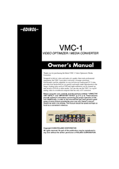 Edirol VMC-1 Owner's Manual