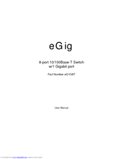 Egig eG1G8T User Manual