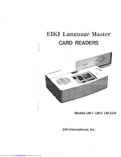 Eiki Language Master LM-1 User Manual