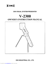 Eiki V-2300 Owner's Instruction Manual