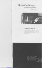 Esselte Media Card Imager 2.0 Owner's Manual