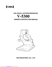 Eiki V-5300 Owner's Instruction Manual