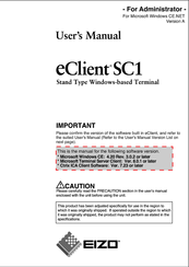 Eizo eClient SC1 User Manual