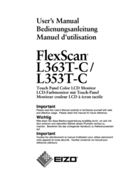 Eizo FlexScan L353T-C User Manual