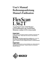 Eizo FlexScan L362T User Manual