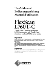 Eizo FlexScan L760T-C User Manual