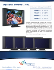 Electrograph DTS32LTD Specifications