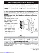 Electrolux E30EW85ESS - Icon Designer Series Electric Double Oven Installation Instructions Manual