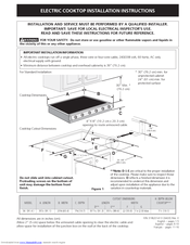 Electrolux E36EC75DSS Installation Instructions Manual