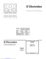 Electrolux E36EC75ESS1 Factory Parts Catalog