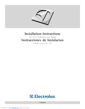 Electrolux EW30GF65G - 30'' Gas Range Installation Instructions Manual