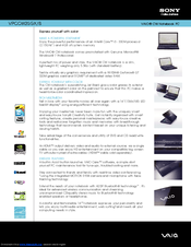 Sony VPCCW2SGX Specifications