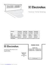 Electrolux ICON E30DD75ESS Factory Parts Catalog