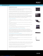 Sony VPCEA3KGX/BJ Specifications