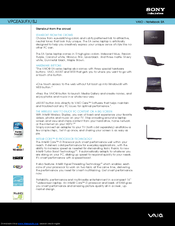 Sony VAIO VPCEA3UFX/BJ Specifications