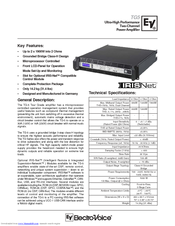 Electro-Voice TG5 Technical Specifications
