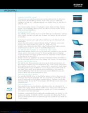 Sony VPCEA47FX/L Specifications