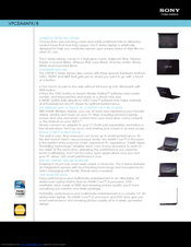 Sony VPCEA4AFX/B Specifications