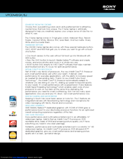 Sony VPCEA4BGX Specifications