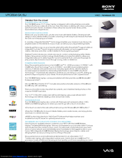 Sony VAIO VPCEB36GX/BJ Specifications
