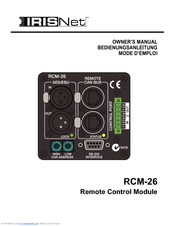 IRIS Net RCM-26 Owner's Manual