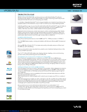 Sony VAIO VPCEB3JGX/BJ Specifications