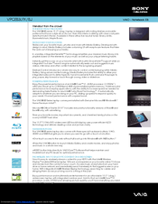Sony VAIO VPCEB3LFX/BJ Specifications