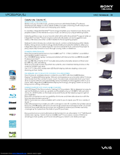 Sony VAIO VPCEB3PGX/BJ Specifications