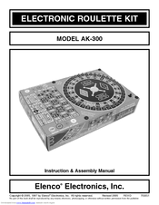 Elenco Electronics AK-300 Instruction & Assembly Manual