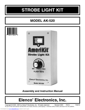 Elenco Electronics AK-520 Assembly And Instruction Manual