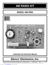 Elenco Electronics AM-780K Assembly And Instruction Manual