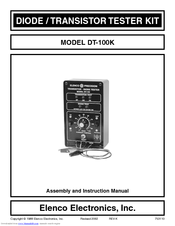 Elenco Electronics DT-100K Assembly And Instruction Manual