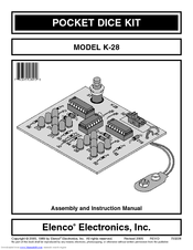 Elenco Electronics K-28 Assembly And Instruction Manual