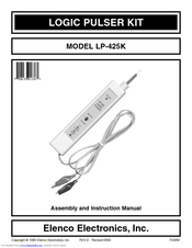 Elenco Electronics LP-425K Assembly And Instruction Manual