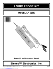 Elenco Electronics LP-525K Assembly And Instruction Manual