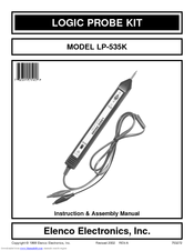 Elenco Electronics LP-535K Instruction & Assembly Manual