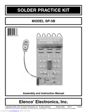Elenco Electronics SP-3B Assembly And Instruction Manual