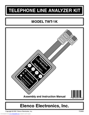 Elenco Electronics TWT-1K Assembly And Instruction Manual