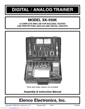 Elenco Electronics XK-550K Assembly And Instruction Manual