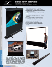 Elite Screens EZ-Cinema Series Features