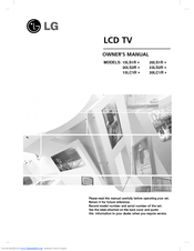 LG 20LS2R Series Owner's Manual