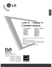 LG 50PG6000 Owner's Manual