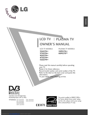 LG 52LG7000.AEK Owner's Manual